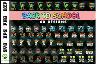 Back to School Bundle SVG 60 Designs Part 2