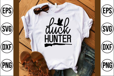 duck hunter svg cut file