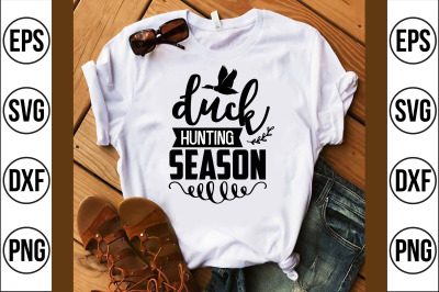 duck hunting season svg cut file