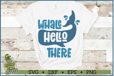 Whale Hello There SVG