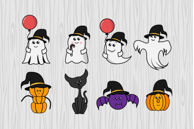 cute halloween character cartoon illustration