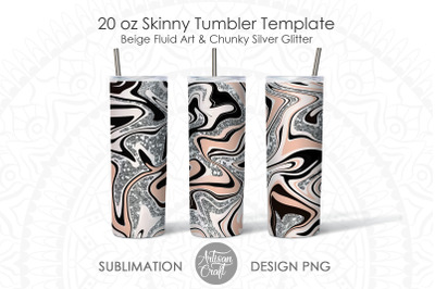 Tumbler sublimation designs with fluid art for 20 oz tumbler