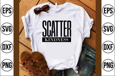 scatter kindness svg cut file