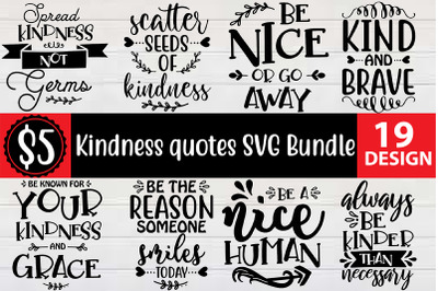 Kindness Svg Bundle