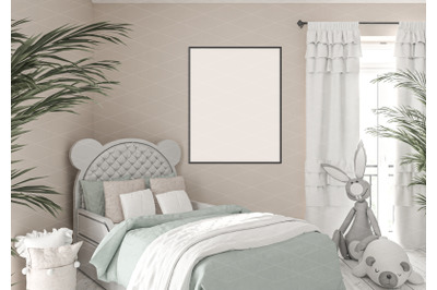 Interior scene_artwork background_frame mockup