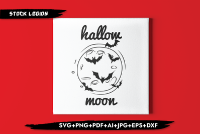 Hallow Moon SVG