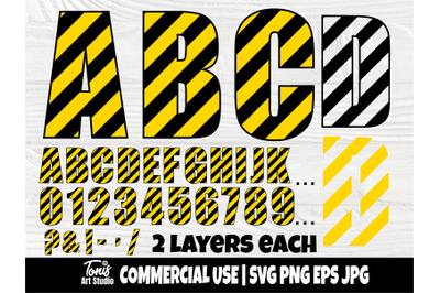 Construction font SVG, Under construction svg, Construction alphabet S