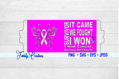 Cricut Mug Press Cancer Survivor