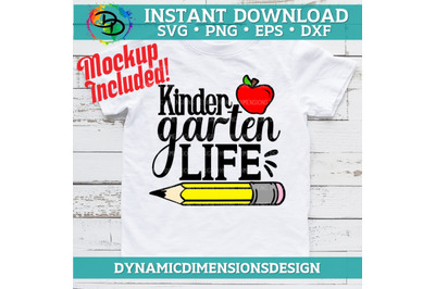 Kindergarten Life svg&2C; eps&2C; dxf&2C; png&2C; cutting files for silhouette&2C; ca