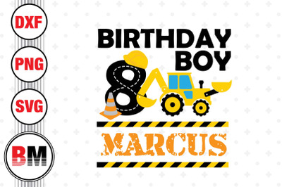 8th Birthday Construction SVG&2C; PNG&2C; DXF Files