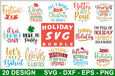 Holiday SVG Bundle