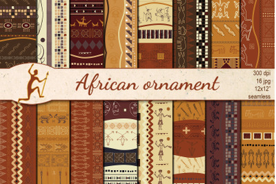 African Ornament Ethnic seamless patterns
