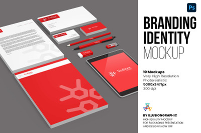 Branding / Identity Mockup - 10 views