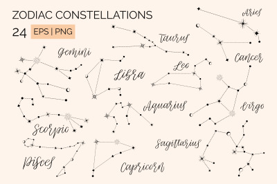 Zodiac Constellation clipart
