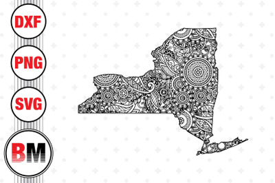 New York Mandala SVG, PNG, DXF Files