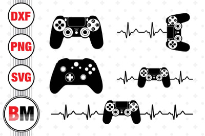 Controller&2C; Controller Heartbeat SVG&2C; PNG&2C; DXF Files