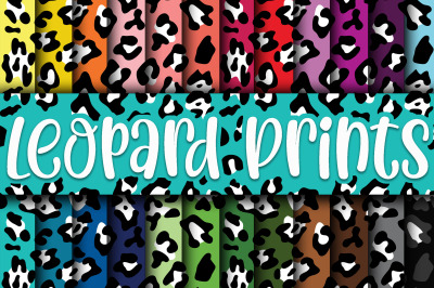 Leopard Print Digital Papers
