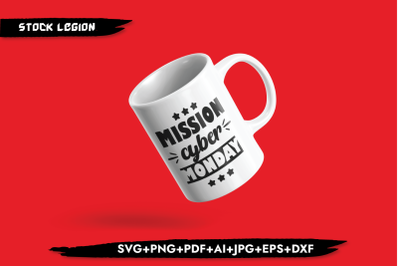 Mission Cyber Monday SVG