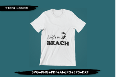 Life&#039;s A Beach SVG