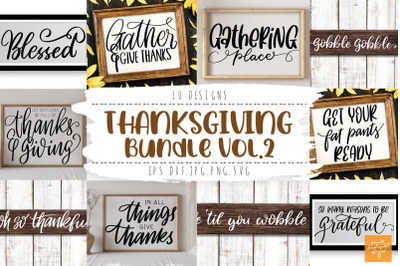 Thanksgiving SVG Bundle Farmhouse Sign