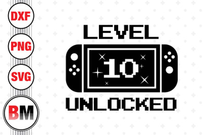 Level 16 Unlocked SVG&2C; PNG&2C; DXF Files