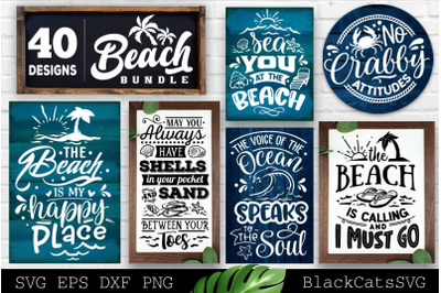 Beach Bundle SVG 40 designs Summer SVG bundle