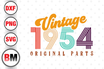 Vintage 1954 SVG, PNG, DXF Files