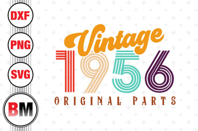 Vintage 1956 SVG, PNG, DXF Files