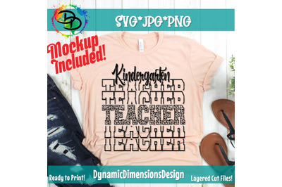 Teacher Echo, Leopard, Kindergarten, Kindergarten svg, Back to School