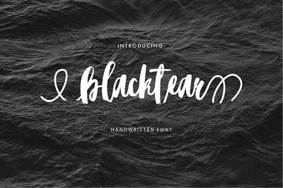 Blacktear Script | Roman&amp;Cyrillic