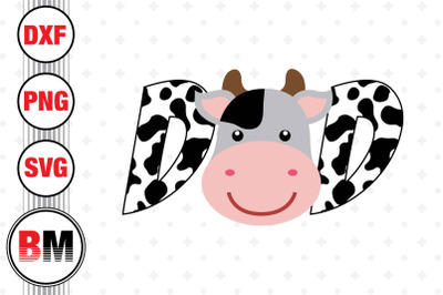 Cow Dad SVG, PNG, DXF Files