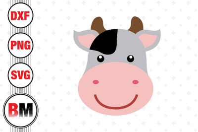 Cow Head SVG, PNG, DXF Files