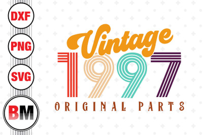 Vintage 1997 SVG, PNG, DXF Files