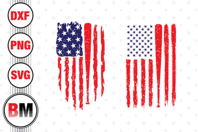 Baseball American Flag SVG&2C; PNG&2C; DXF Files