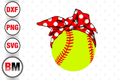 Bow Softball SVG&2C; PNG&2C; DXF Files