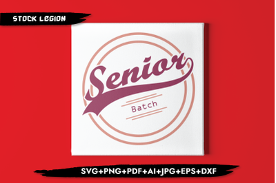 Senior Batch SVG