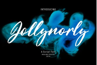 Jollynorly Display Script Font