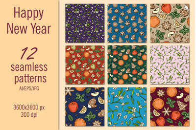 Happy New Year - pattern