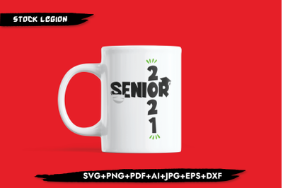 Senior 2021 Green SVG