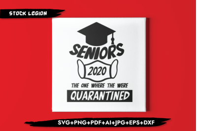 Seniors 2020 Where They Quarantined SVG