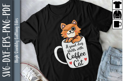 Funny Cat Coffee Mug Cat Lover