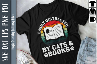 Easily Distracted by Cats and Books