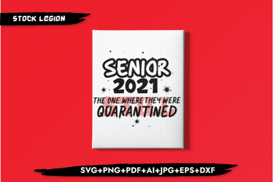 Senior 2021 The One Where They SVG