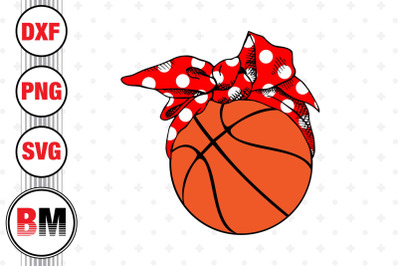 Bow Basketball SVG, PNG, DXF Files