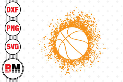 Dirt Basketball SVG, PNG, DXF Files