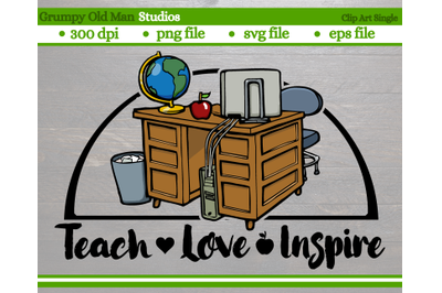 teacher desk | teach love inspire