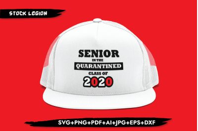 Senior In The Quarantined Class 2020 SVG