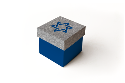 Star of David Cube Gift Box With Lid | SVG | PNG | DXF | EPS