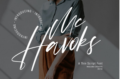 Mc Havoks Super Casual Signature Font