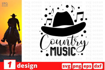 Country music SVG Cut File